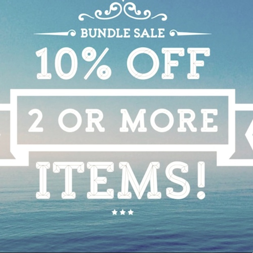 Bundles equal deals 10 percent off 2 items